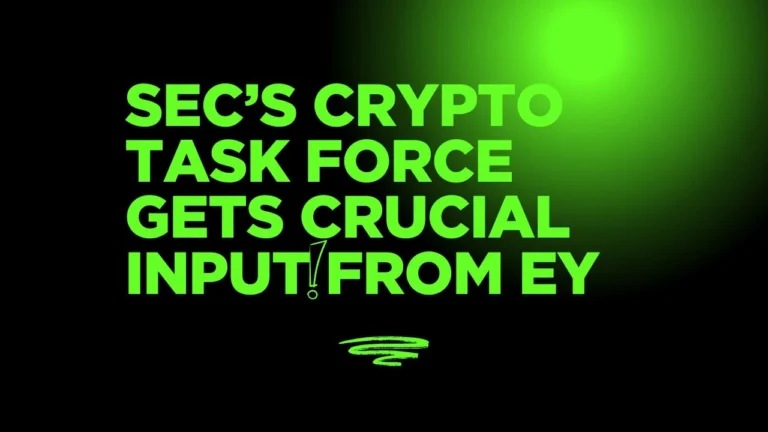 SEC’s Crypto Task Force Gets Crucial Input From EY