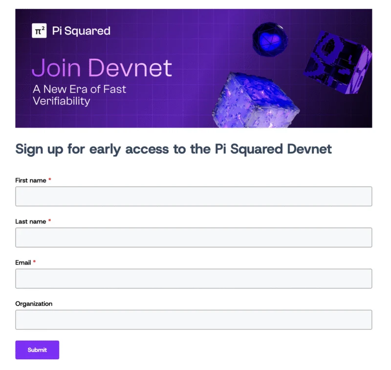 Pi squared airdrop whitelist form
